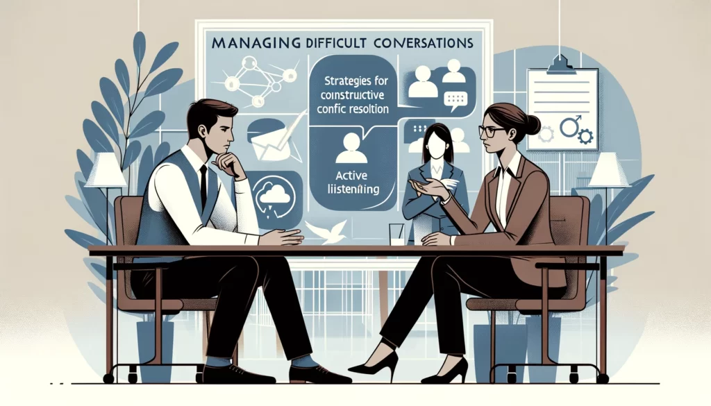 Managing difficult conversations: strategies for constructive conflict resolution